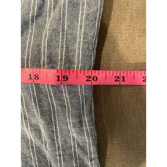 Savanna Jane size Large Embroidered Sleeveless Chambray Mini Dress Boho Southern - Picture 5 of 11